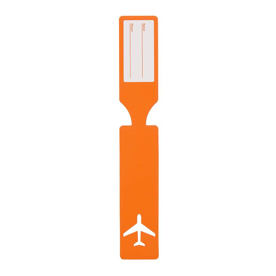 Anse Enamel Luggage Name Tag La313 S Orange