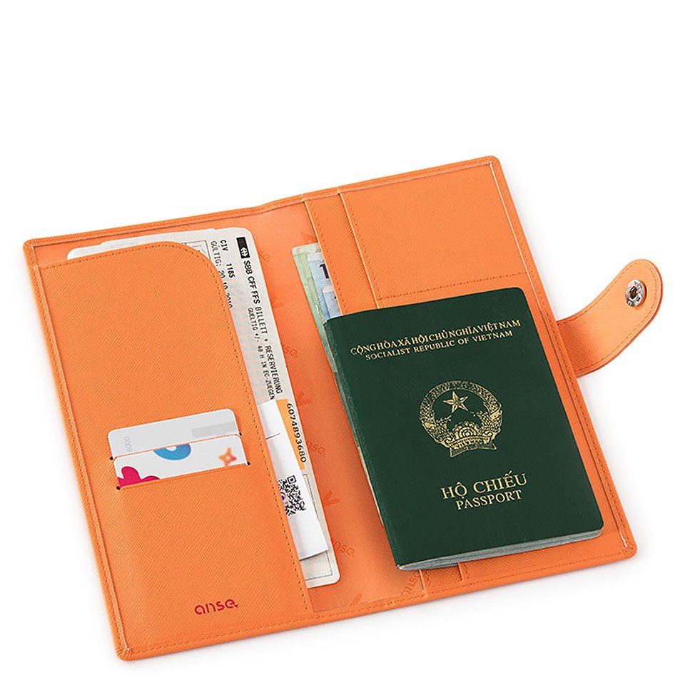 Anse Passport Cover La311 S Orange