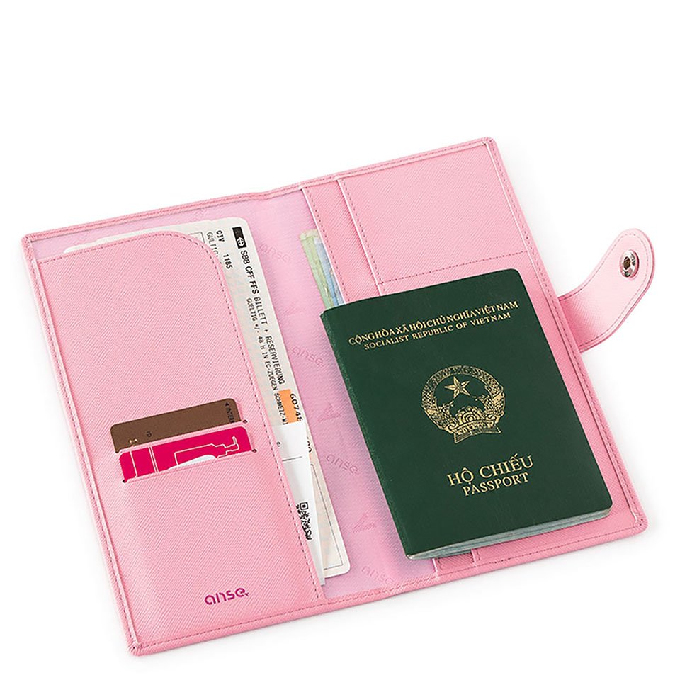 Anse Passport Cover La311 S Pink