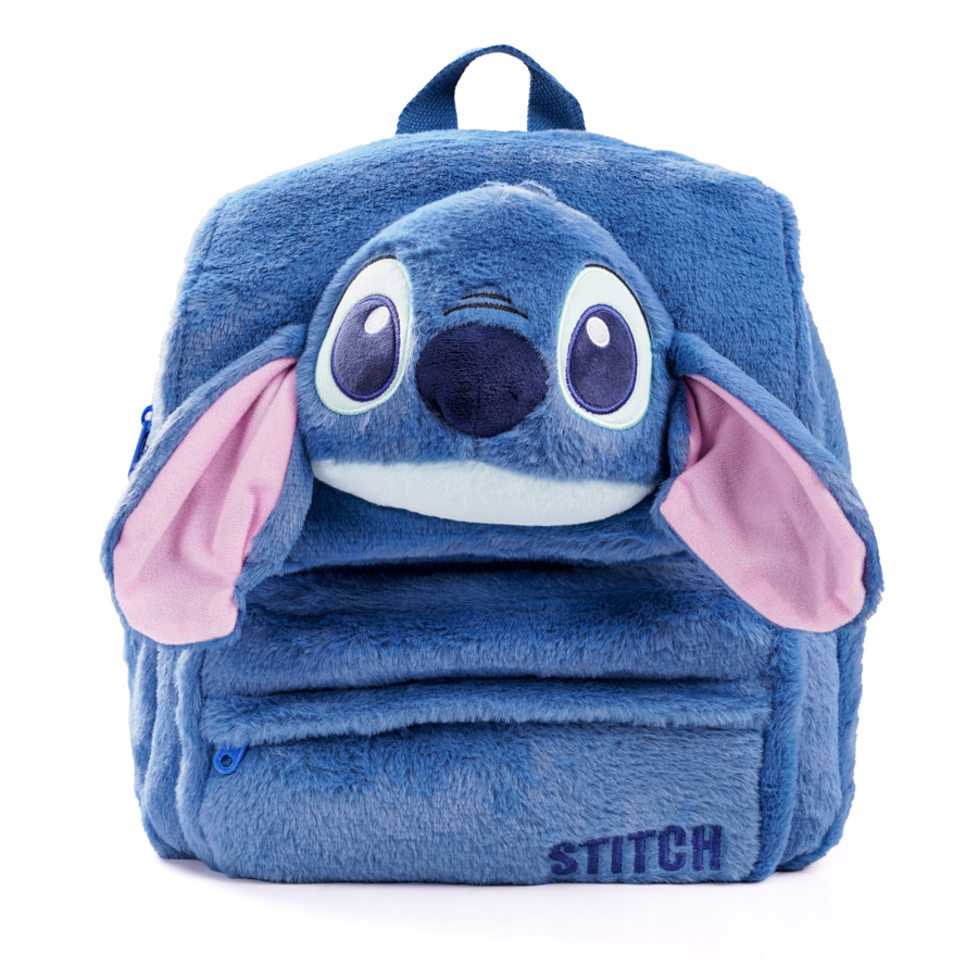 Disney Furry Stitch Standard Backpack M Blue