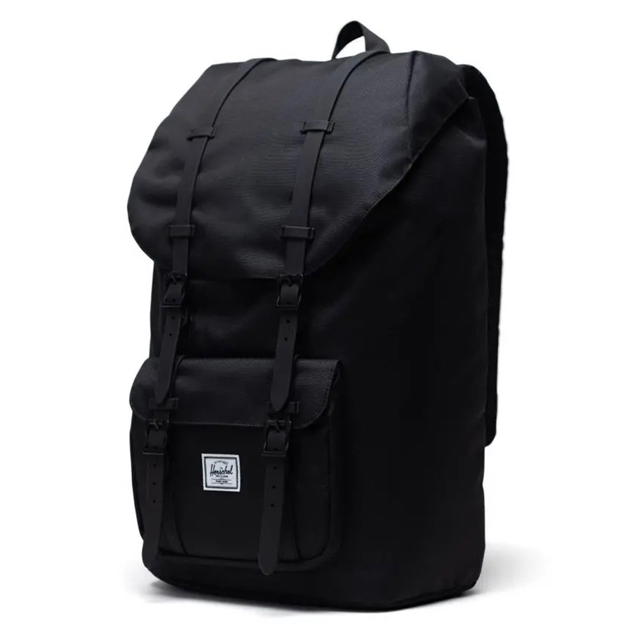 Balo Herschel Little America Standard 15" Backpack M Black/Black Rubber