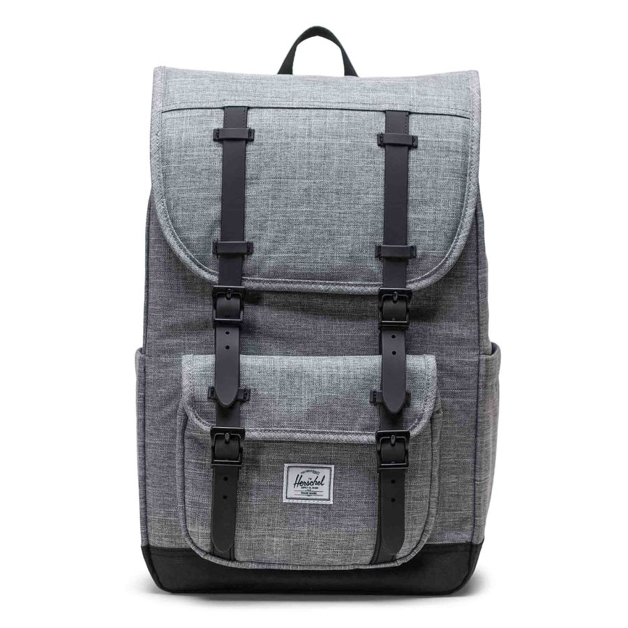 Herschel Little America Tm Mid - Volume 13" Backpack S Raven Crosshatch