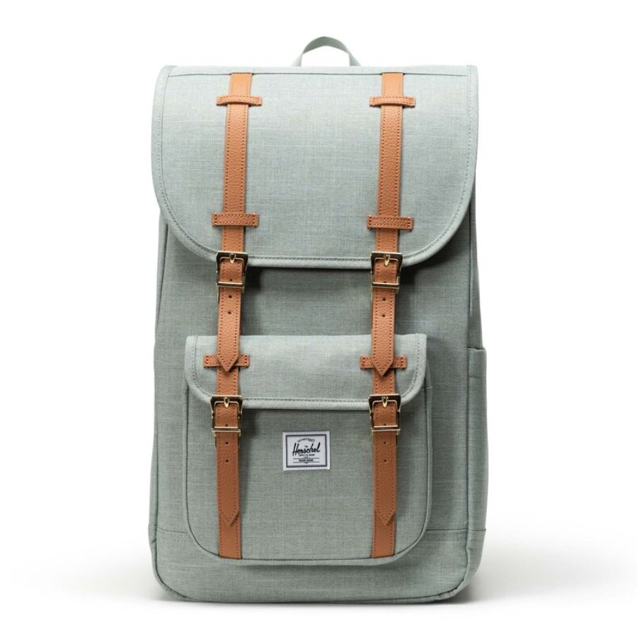 Herschel Little America Tm Standard 15" Backpack M Iceberg Green Crosshatch