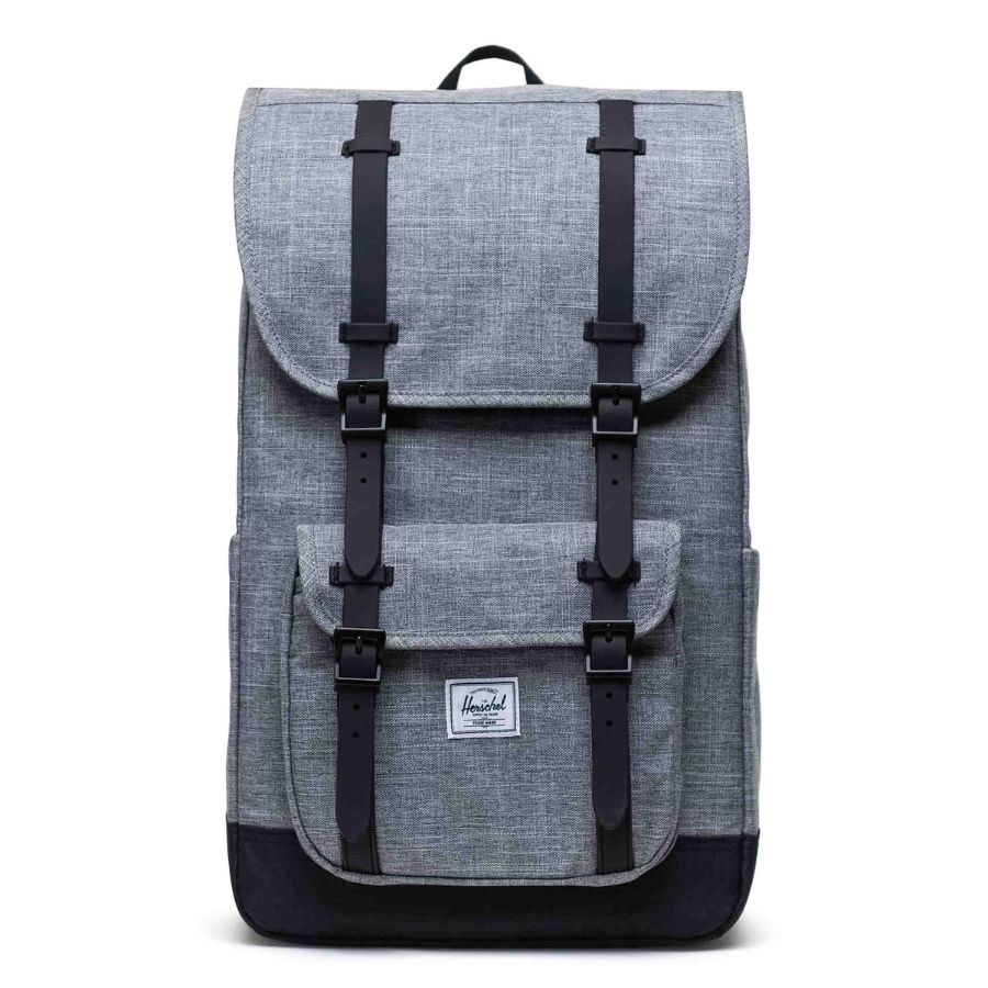 Herschel Little America Tm Standard 15" Backpack M Raven Crosshatch