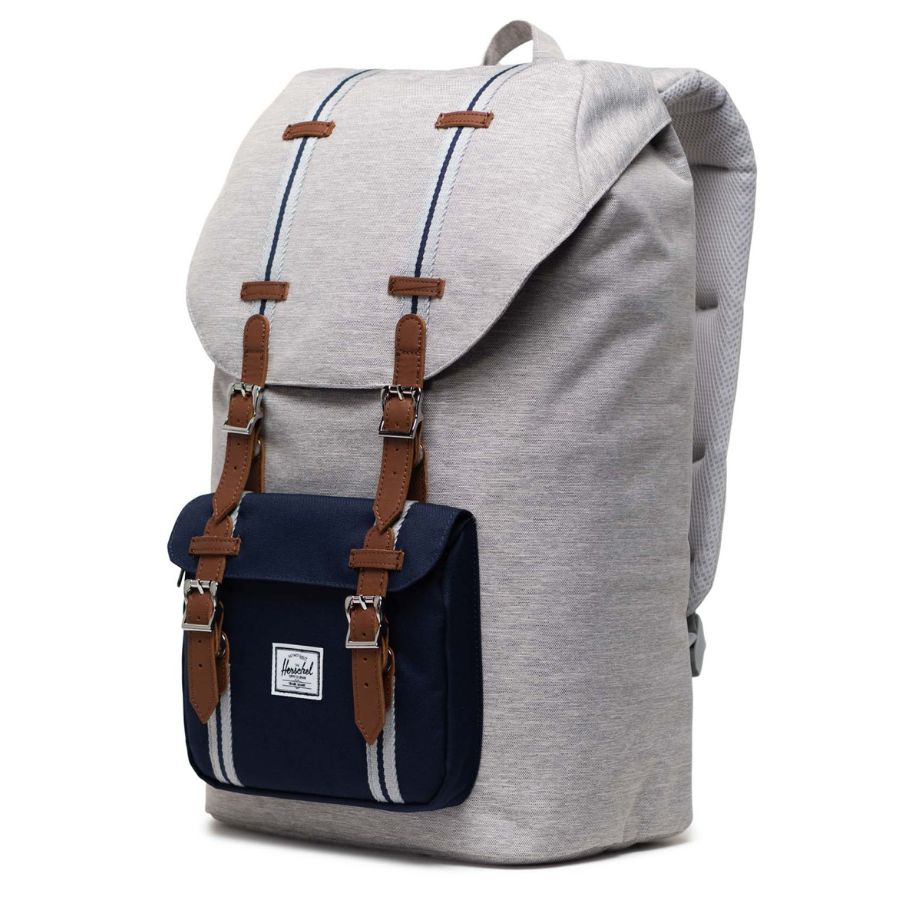 Herschel Retreat Standard 15" Backpack M Light Grey Crosshatch/Peacoat