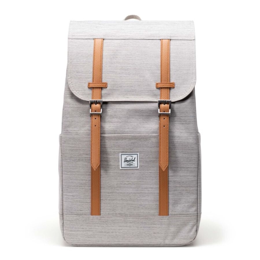 Herschel Retreat Tm Standard 15" Backpack M Light Grey Crosshatch