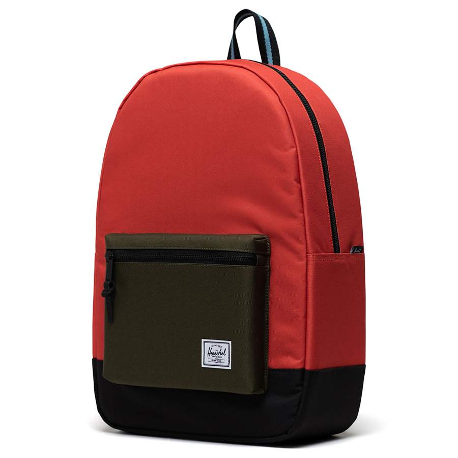 Balo Herschel Settlement Standard 15" M Chili/Black/Ivy Green/Storm Blue