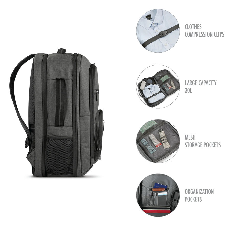 Balo Solo Grand Travel TSA 17" UBN780-10 Backpack L Black