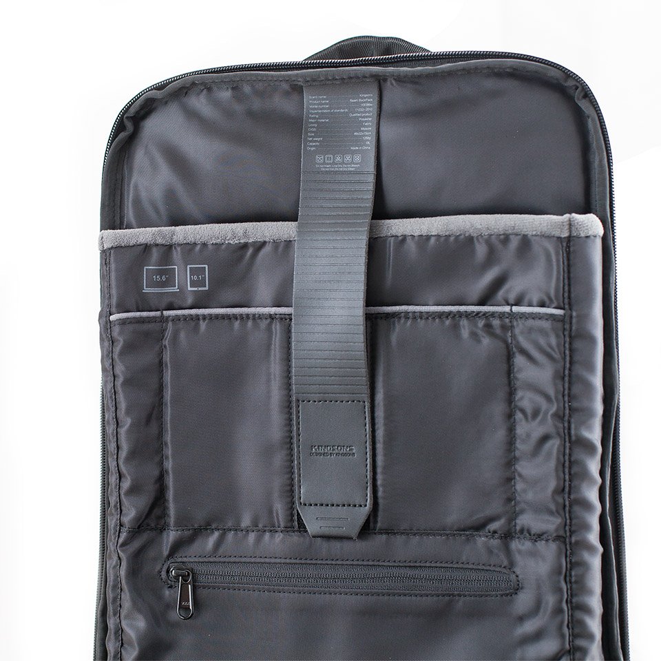 Balo Beam Backpack Solar Power Backpack K9386W M Black