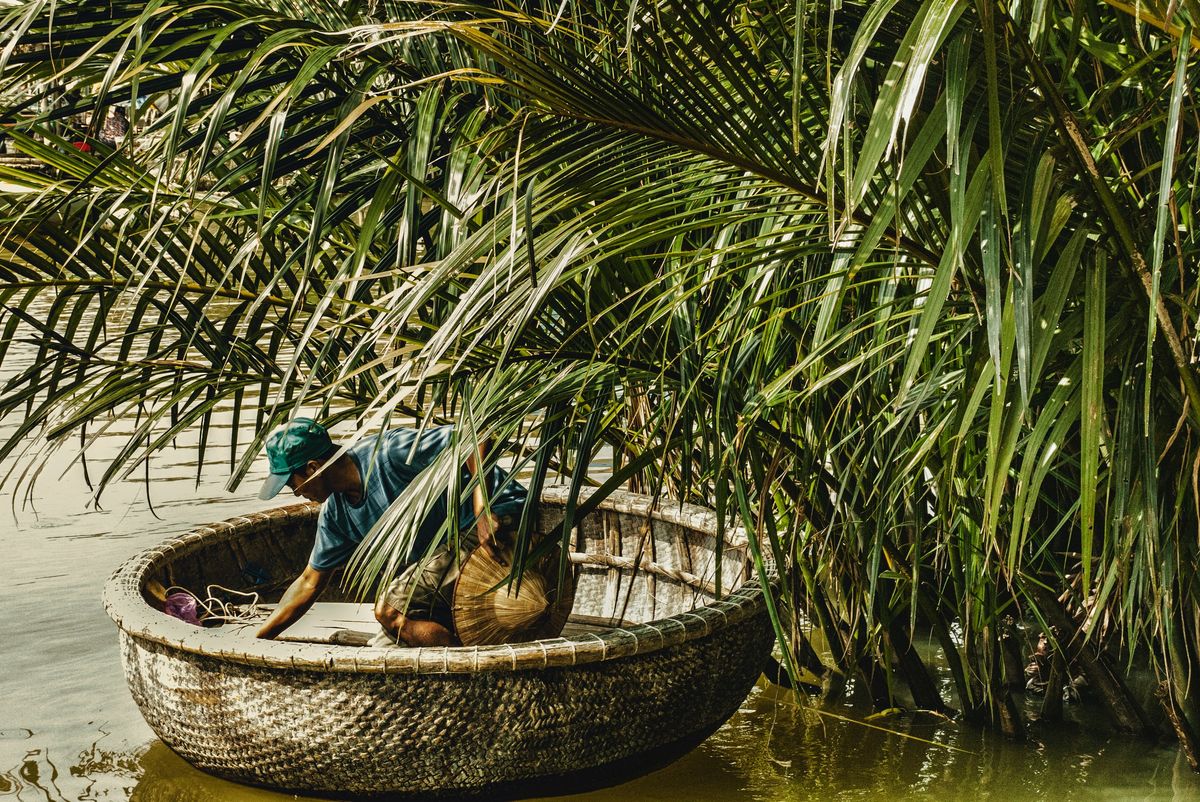 Khu sinh thái rừng dừa Bảy Mẫu Hội An - Thích thú trải nghiệm múa thúng trên sông 13