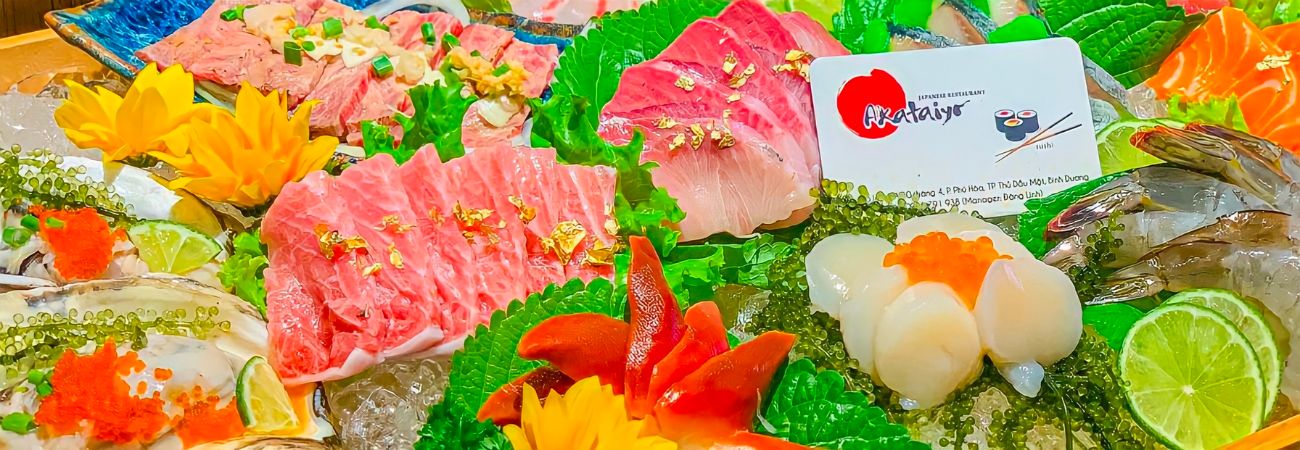 Akataiyo Sushi, nhà hàng Nhật Bản sang trọng bậc nhất Bình Dương