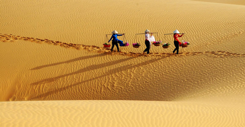 Ấn tượng sa mạc đỏ và những đồi cát Mũi Né triệu view 7