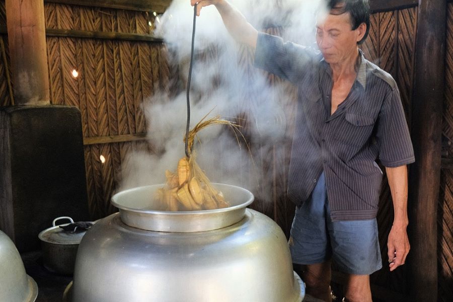 Bánh dừa Giồng Luông, món ăn đặc sản mang đậm nghĩa tình con người Bến Tre 2
