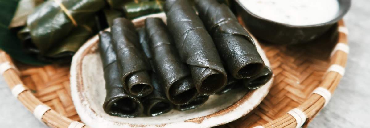 Bánh lá rau mơ xứ dừa, đánh thức vị giác chỉ từ những điều mộc mạc