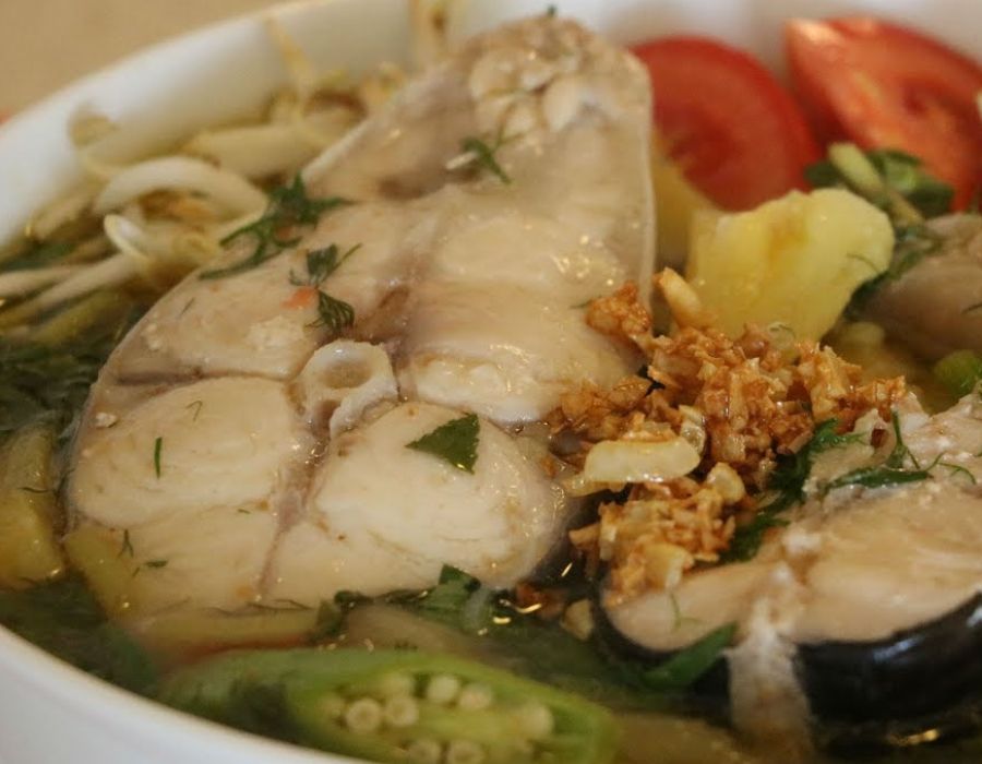 Canh chua cá bông lau Cù Lao Dung, món ăn dân dã miền sông nước 4