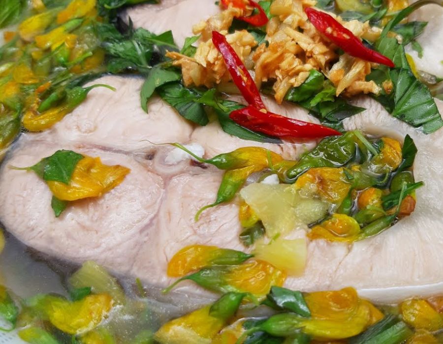 Canh chua cá bông lau Cù Lao Dung, món ăn dân dã miền sông nước 5