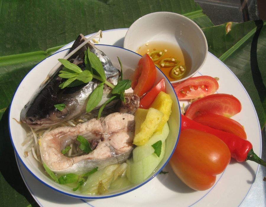 Canh chua cá bông lau Cù Lao Dung, món ăn dân dã miền sông nước 6