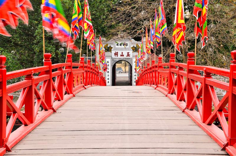 Cầu Thê Húc nối đôi bờ lưu dấu nét đẹp văn hóa Hà Nội 6