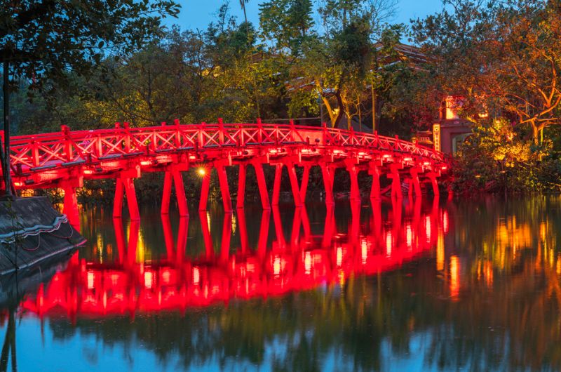 Cầu Thê Húc nối đôi bờ lưu dấu nét đẹp văn hóa Hà Nội 8