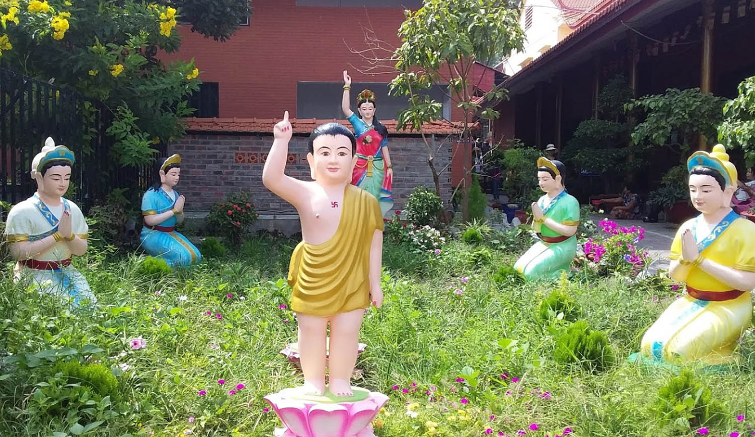 Chùa bánh xèo thiền viện đông lai ngôi chùa độc đáo giữa thất núi an giang