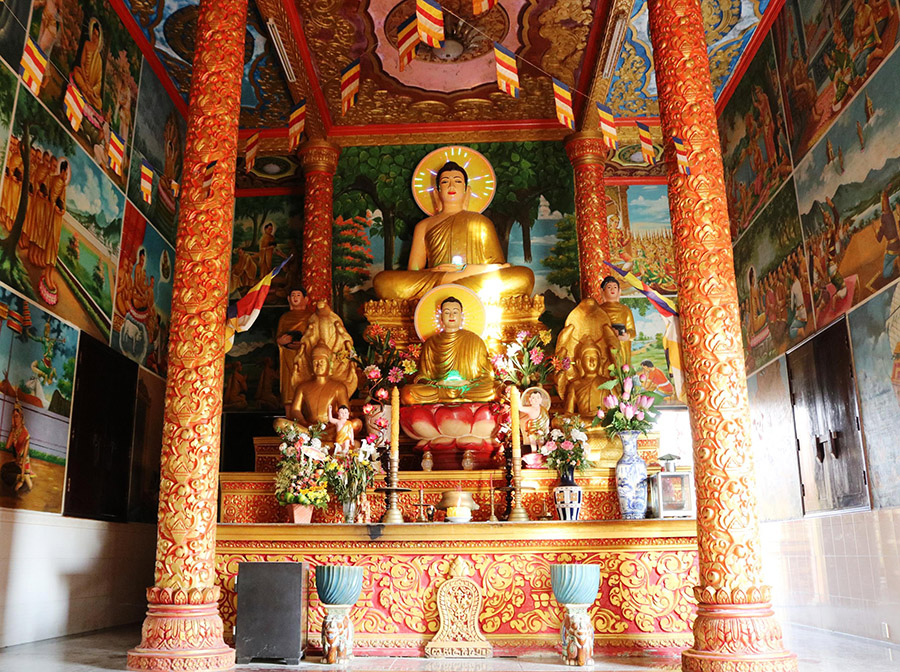 Chùa Monivongsa Bopharam, ngôi chùa Khmer độc đáo của Phật giáo Nam tông 9