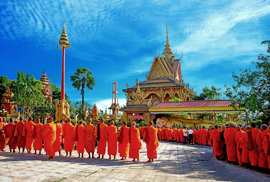 Chùa Monivongsa Bopharam, ngôi chùa Khmer độc đáo của Phật giáo Nam tông 11
