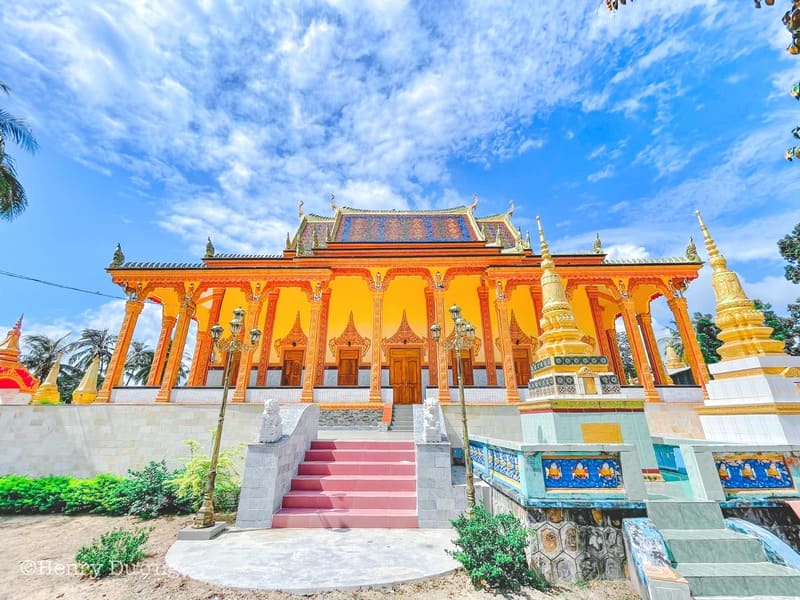 Chùa Prey Veng An Giang, không gian Phật giáo ấn tượng 3