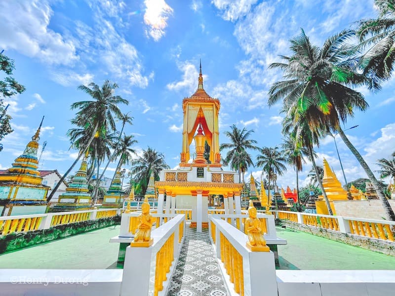 Chùa Prey Veng An Giang, không gian Phật giáo ấn tượng 5