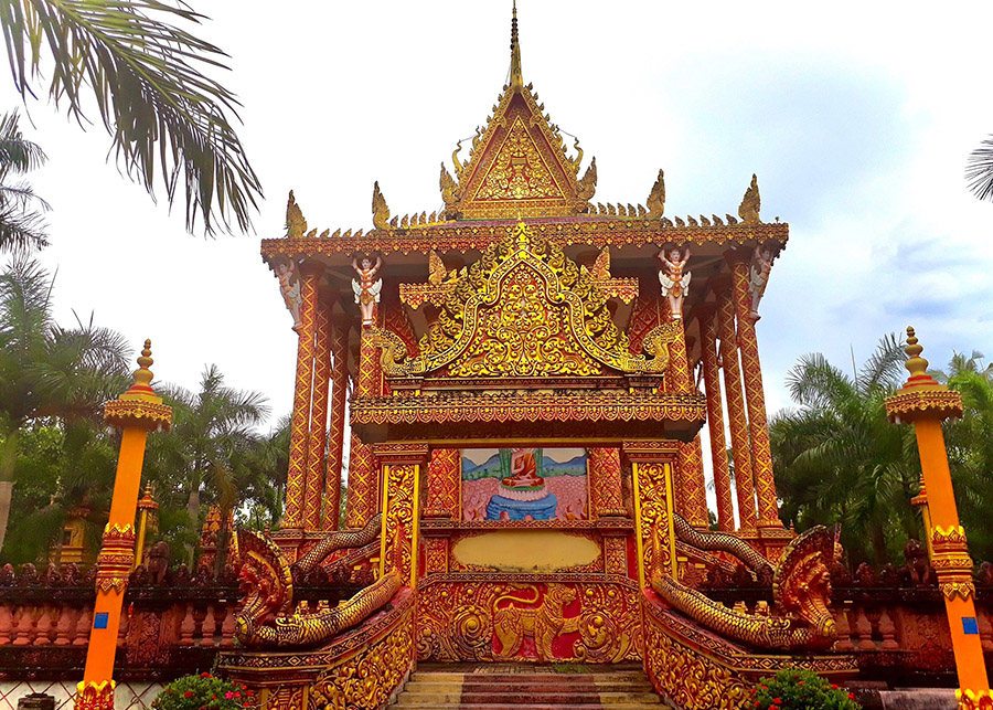 Chùa Rạch Giồng, cổ tự lâu đời bậc nhất của người Khmer 4