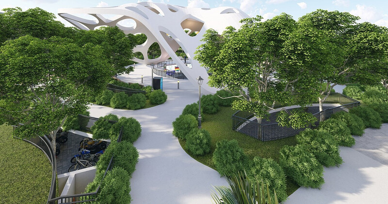 Công viên Apec rạng rỡ với kỳ quan 'Cánh diều bay lên' 6