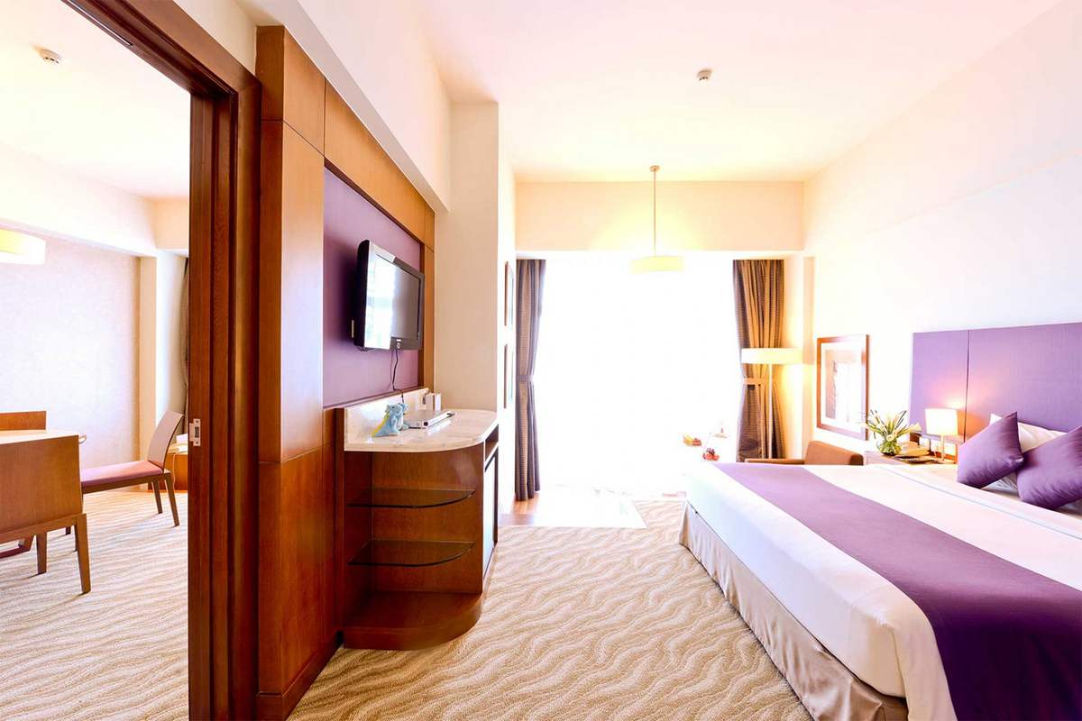 Superior Suites have a separate bedroom and living room