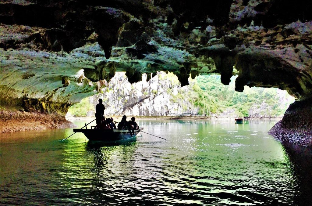 The Dark-Bright Cave in Lan Ha Bay