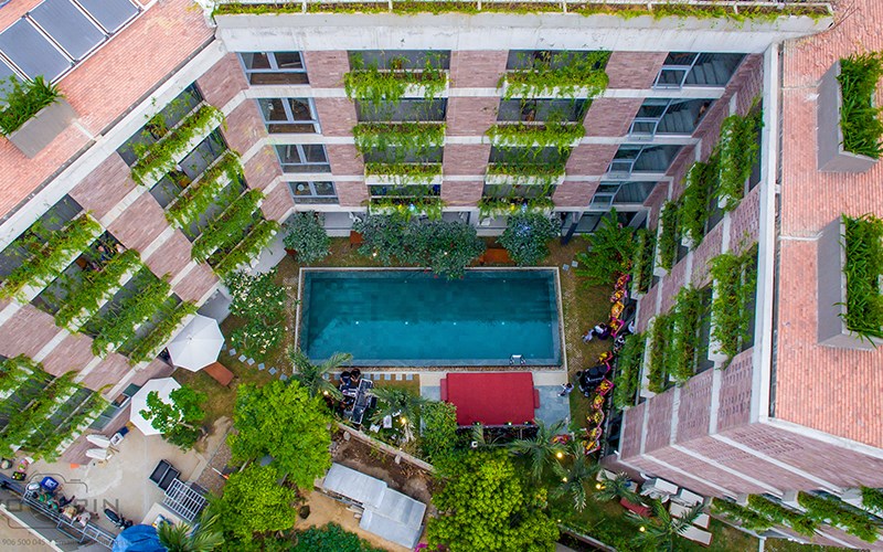 See Atlas Hoi An Hotel from above