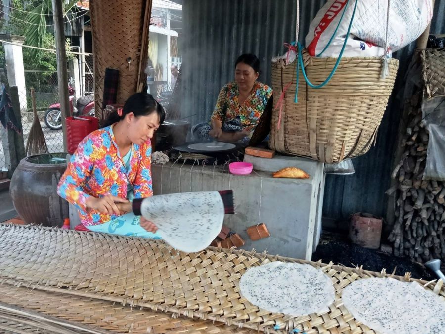 Khám phá làng nghề bánh tráng Mỹ Lồng, nét đẹp truyền thống tại xứ dừa 3