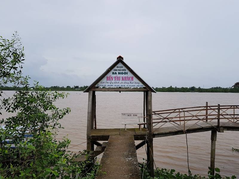 Khu du lịch vườn Ba Ngói với không gian sông nước hữu tình 2