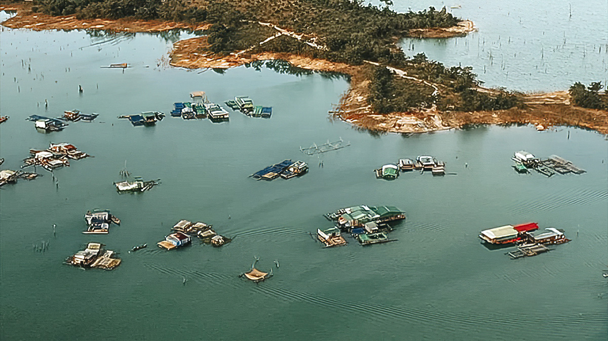 Làng chài Sê San mang hơi thở sông nước miền Tây giữa lòng phố núi