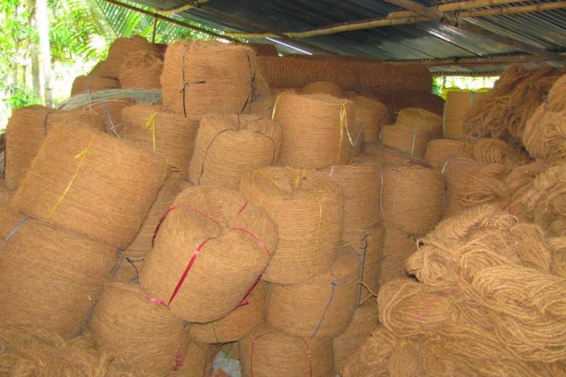 Làng nghề chỉ xơ dừa An Thạnh Bến Tre nổi tiếng gần xa 3