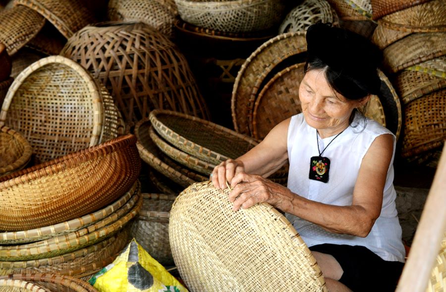 Làng nghề đan đát Phước Quới, vẻ đẹp truyền thống trong từng sản phẩm thủ công 2