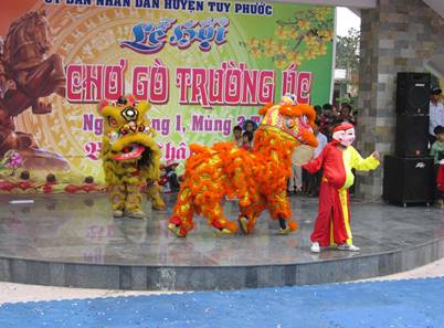 Náo nhiệt lễ hội Chợ Gò mỗi dịp Tết đến xuân về tại đất võ Bình Định