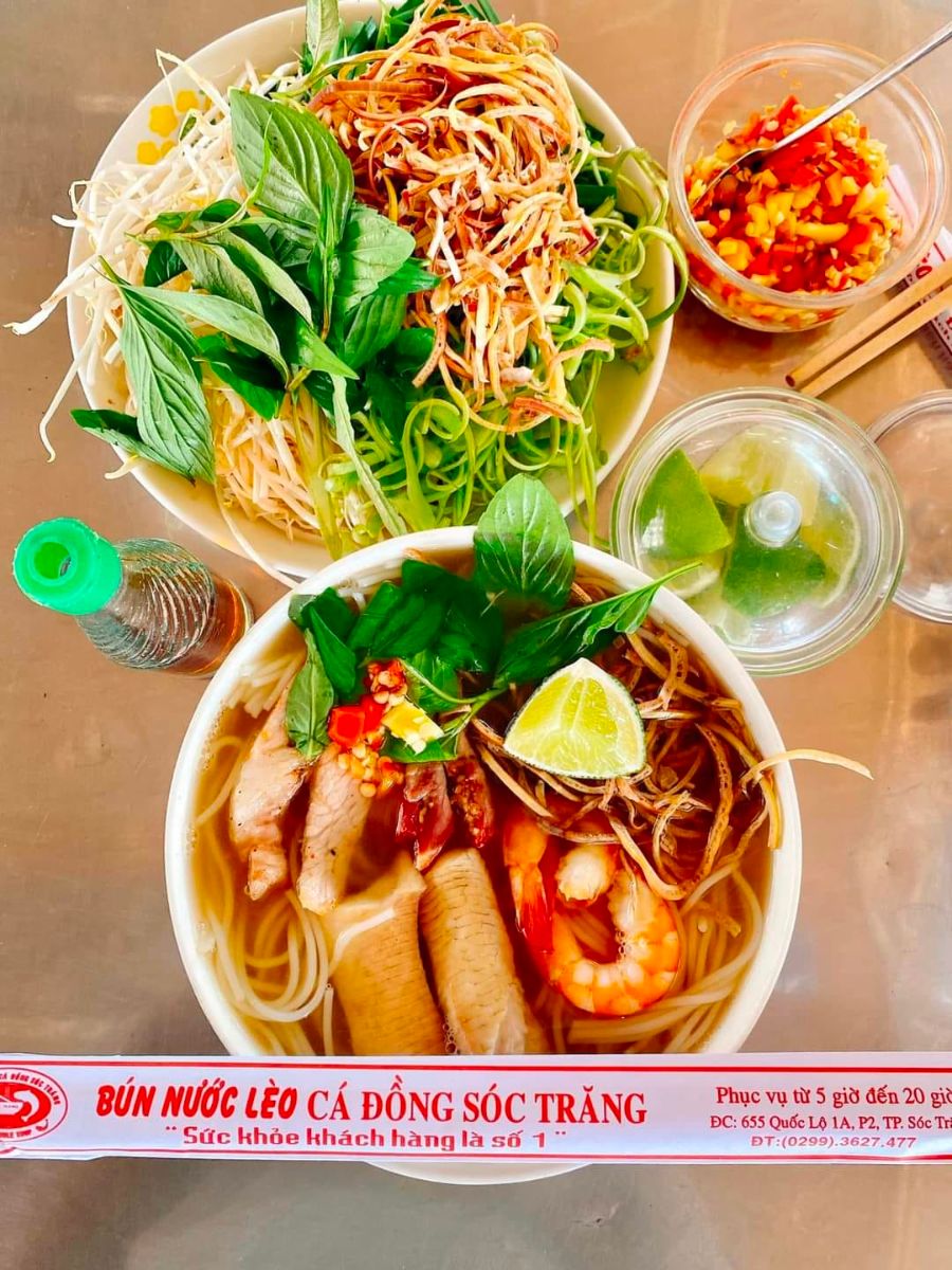 Quán Bún Nước Lèo Cá Đồng Sóc Trăng đã ăn một lần là chỉ có ghiền 3