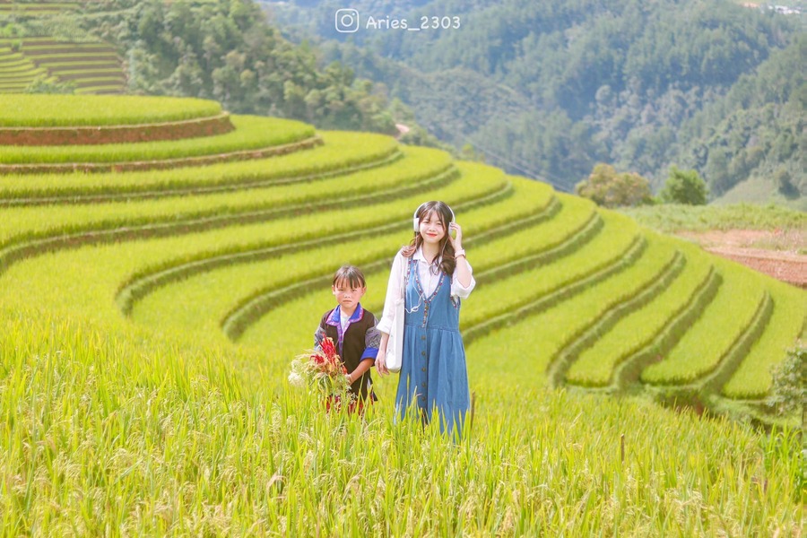Review Mù Cang Chải cùng hành trình khám phá mùa vàng của bạn Hiền Mai 4