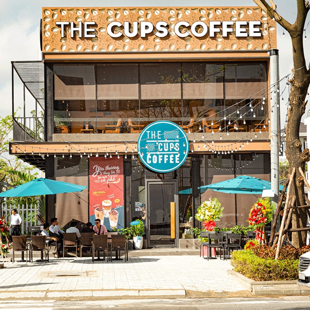 The Cups Coffee Da Nang Tự hào là chuỗi cà phê đầu tiên của người Đà