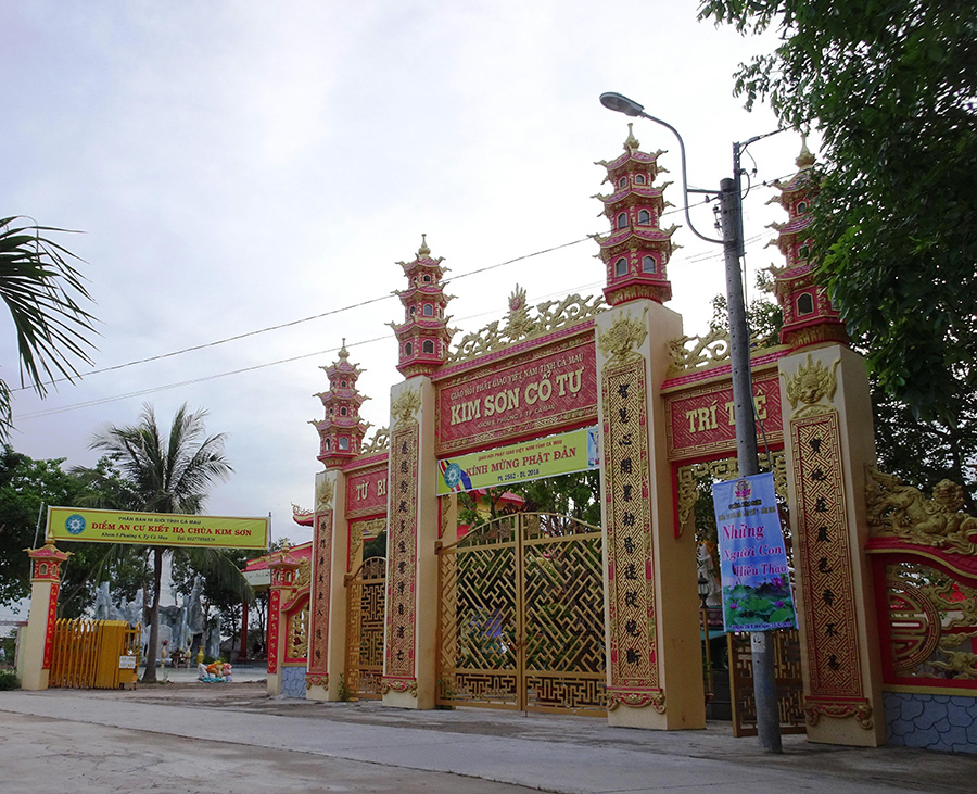 Vãn cảnh chùa Kim Sơn Cà Mau, nơi tu tập an yên vùng Đất Mũi 2