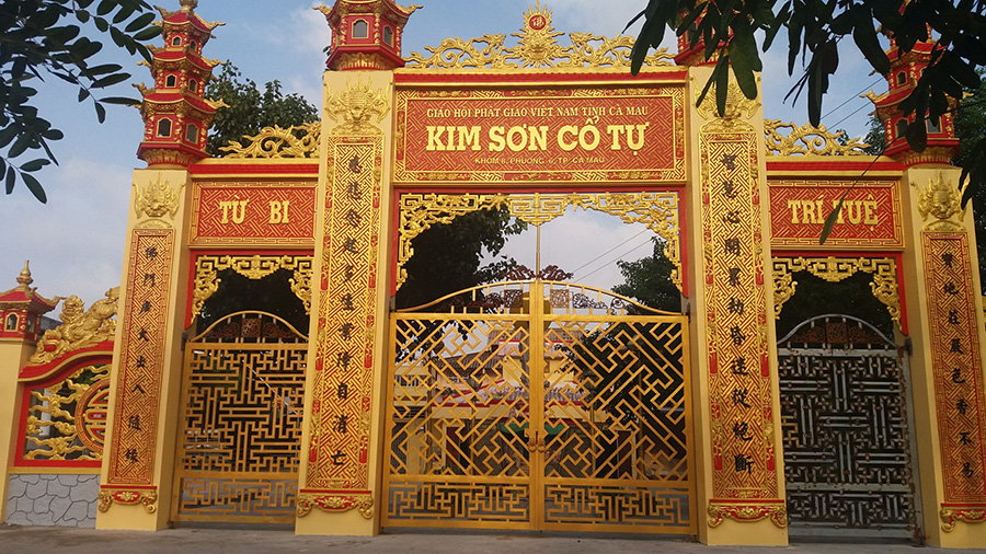 Vãn cảnh chùa Kim Sơn Cà Mau, nơi tu tập an yên vùng Đất Mũi 4