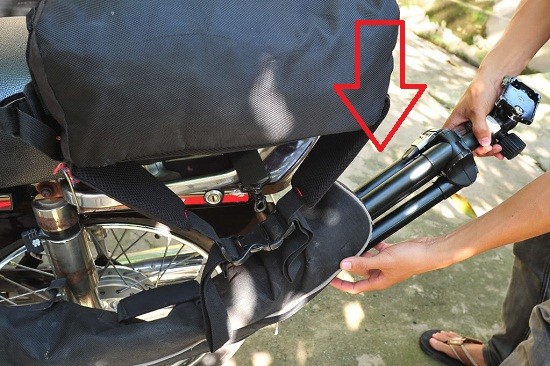 Cách buộc đồ an toàn khi đi phượt bằng xe máy