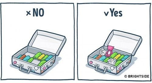 10 mẹo “ném” cả tủ đồ vào vali khi đi du lịch 10