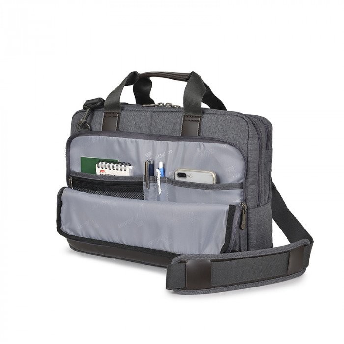 Túi Xách Mikkor The Ralph Briefcase M Black