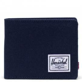 Ví đựng tiền Herschel Roy Coin RFID Wallet S Raven Crosshatch