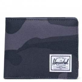 Ví đựng tiền Herschel Roy Coin RFID Wallet S Raven Crosshatch