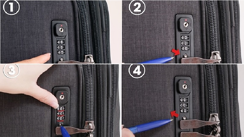 3 cách mở vali cực đơn giản khi quên mật khẩu 5